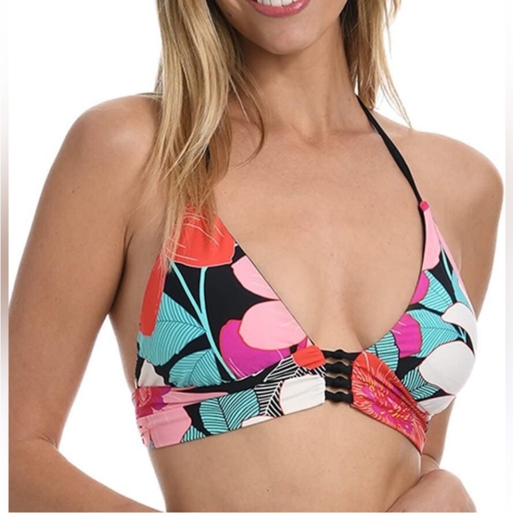 La Blanca Full Bloom Reversible Bikini Top 10 never worn or washed